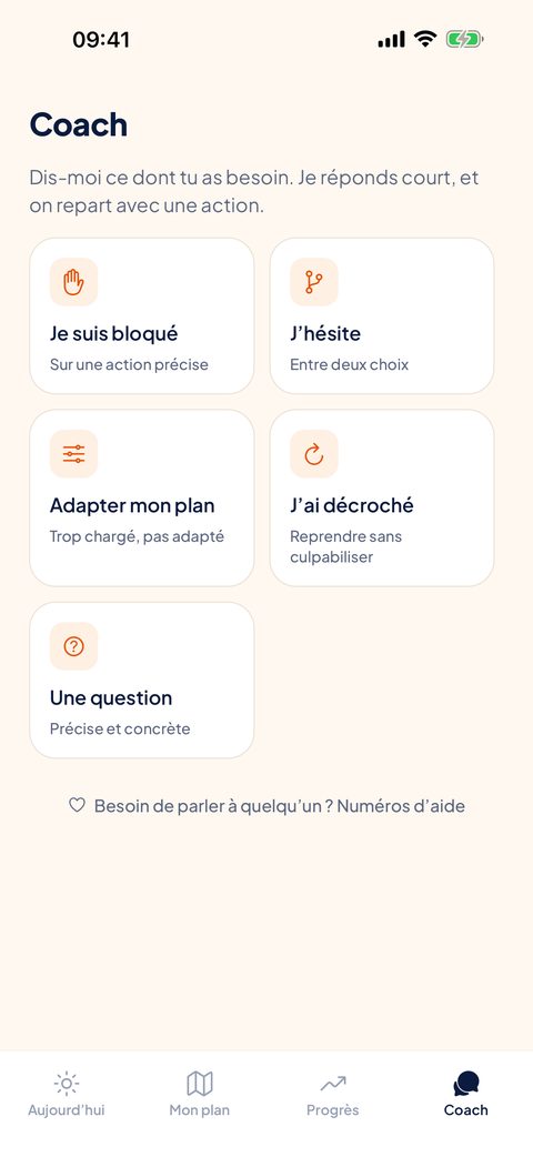 Le Coach quand tu bloques