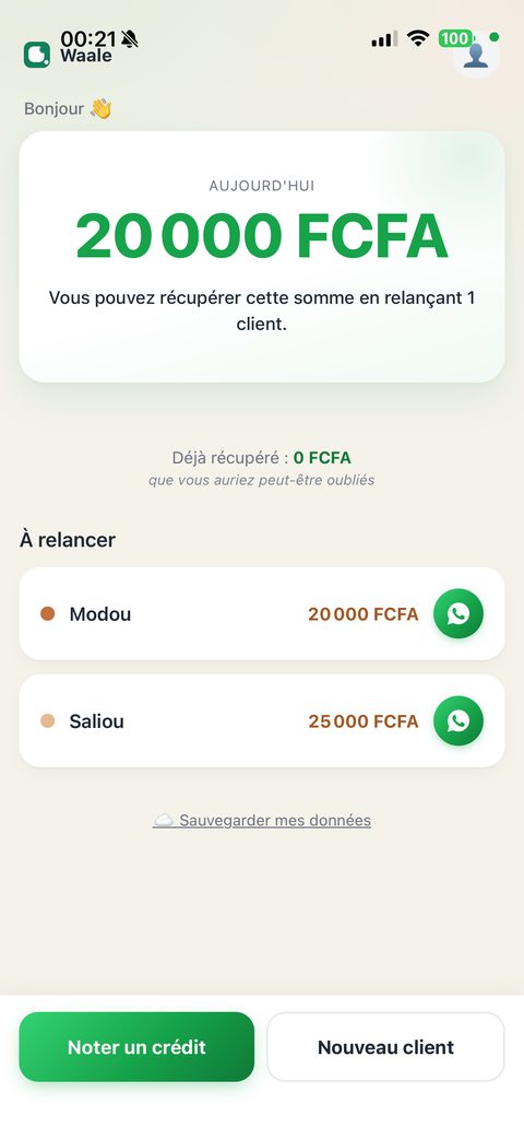 L’accueil : qui te doit combien